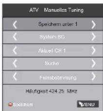 HAIER LE50M600SF - 4) ATV Manueller Kanalsuchlauf: - 1