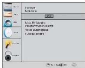 HAIER LE50M600SF - Menu Temps - 1