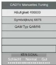 HAIER LE50M600SF - 2.2) DTV Manueller Kanalsuchlauf (DVB-C) - 2