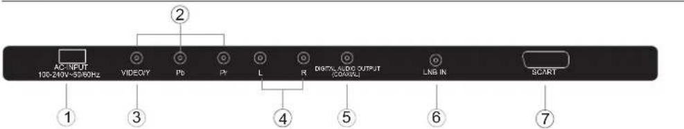 HAIER LE50M600SF - Prese sul retro/sul lato(39",50") - 1