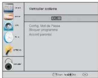 HAIER LE50M600SF - Menu Verrouillage - 1