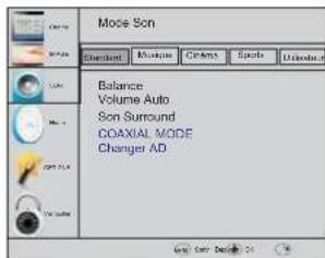 HAIER LE50M600SF - Menu Audio - 1