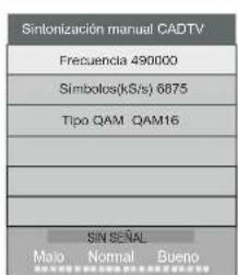 HAIER LE50M600SF - 2.2) Sintonizacion manual de DTV (DVB-C) - 2