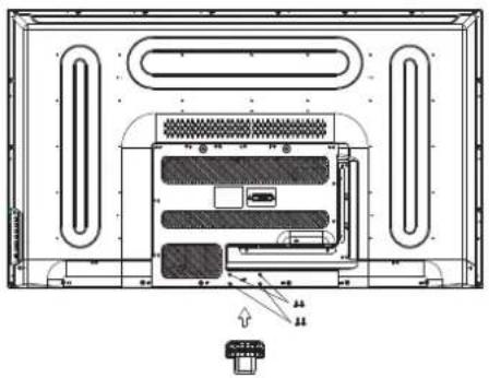 HAIER LE50M600SF - Instructions pour l'assemblage du support - 1