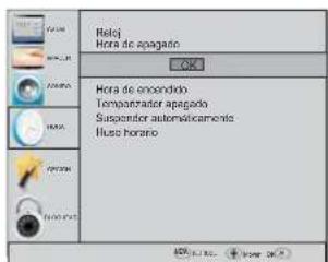 HAIER LE50M600SF - MENU DE HORA - 1