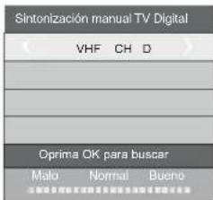HAIER LE50M600SF - 2.1) Sintonizacion manual de DTV (DVB-T) - 2