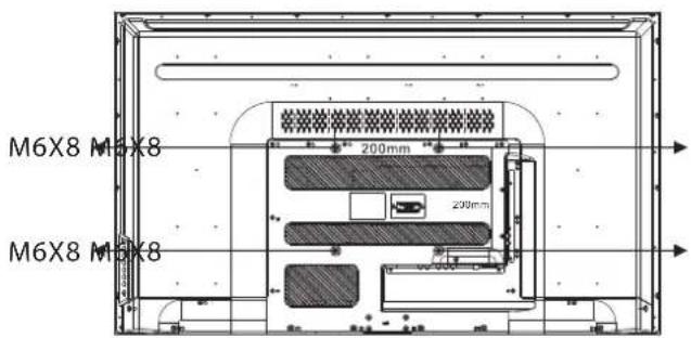 HAIER LE50M600SF - DIRECTIVES D'INSTALLATION DU SUPPORT MURAL - 2