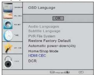HAIER LE50M600SF - 5.OPTION MENU - 1