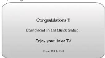HAIER LE50M600SF - HOME or Shop modes - 8