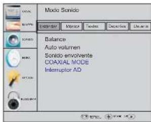 HAIER LE50M600SF - MENU DE SONIDO - 1