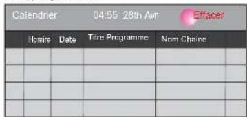 HAIER LE40M600SF - Menu EPG (guide électronique des programmes) - 2