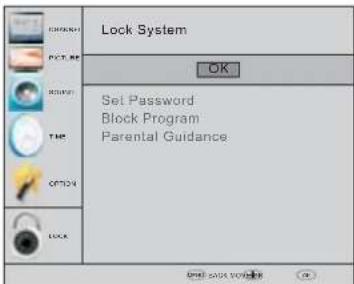 HAIER LE40M600SF - LOCK MENU - 1