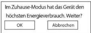 HAIER LE40M600SF - Zuhause-Modus oder Laden-Modus - 3
