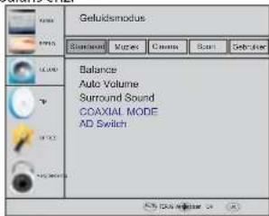HAIER LE40M600SF - GELUID MENU - 1