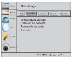 HAIER LE40M600SF - MENU DE IMAGEN - 1