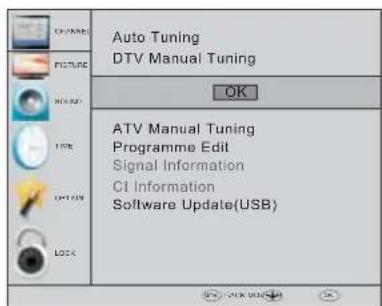 HAIER LE40M600SF - 2.1) DTV Manual Tuning (DVB-T) - 1