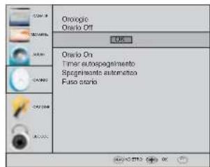 HAIER LE40M600SF - Menu orario - 1
