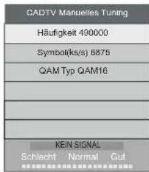 HAIER LE40M600SF - 2.2) DTV Manueller Kanalsuchlauf (DVB-C) - 2