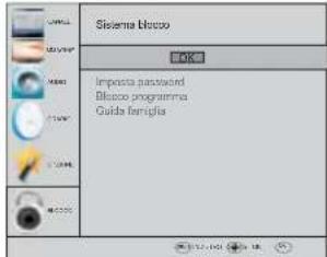 HAIER LE40M600SF - Menu blocco - 1