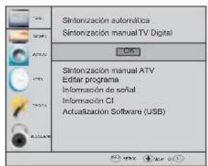 HAIER LE40M600SF - 2.1) Sintonizacion manual de DTV (DVB-T) - 1