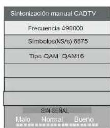 HAIER LE40M600SF - 2.2) Sintonizacion manual de DTV (DVB-C) - 2