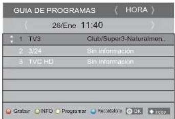 HAIER LE40M600SF - MENU EPG (Gufa electrónica de programación) - 1