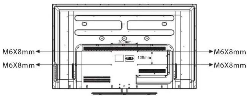 HAIER LE40M600SF - WANDMONTAGE - 2