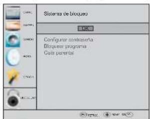 HAIER LE40M600SF - 6.MENU DE BLOQUEO - 1