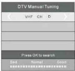 HAIER LE40M600SF - 2.1) DTV Manual Tuning (DVB-T) - 2