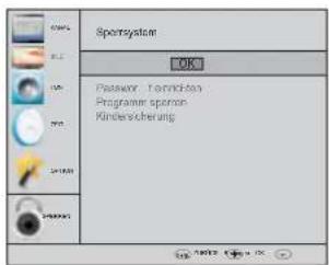 HAIER LE40M600SF - SPERRMENU - 1