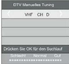 HAIER LE40M600SF - 2.1) DTV Manueller Kanalsuchlauf (DVB-T) - 2