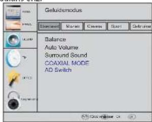 HAIER LE39M600SF - GELUID MENU - 1