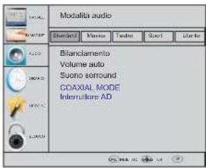 HAIER LE39M600SF - Menù audio - 1