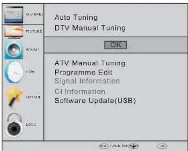 HAIER LE39M600SF - 2.1) DTV Manual Tuning (DVB-T) - 1