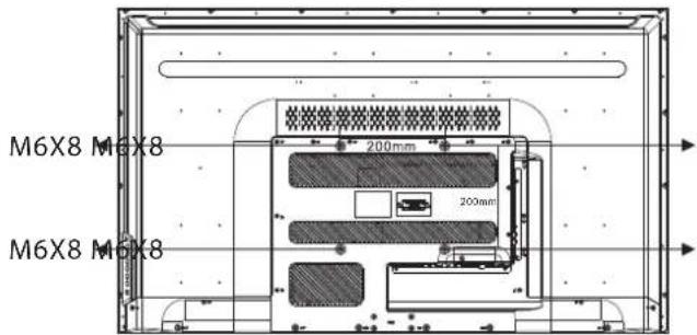 HAIER LE39M600SF - RICHTLIJNEN VOOR MONTEREN AAN EEN MUUR - 2