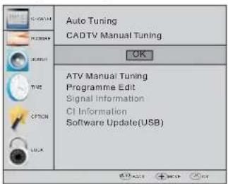 HAIER LE39M600SF - 2.2) DTV Manual Tuning (DVB-C) - 1