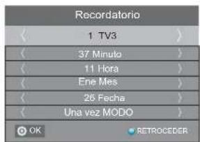 HAIER LE39M600SF - Recordatorio - 1