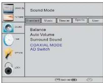 HAIER LE39M600SF - 3.SOUND MENU - 1