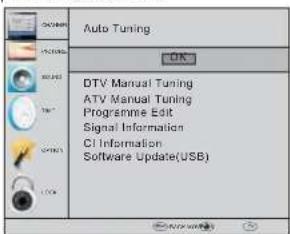 HAIER LE39M600SF - 1.1) Auto Tuning (DVB-T) - 1