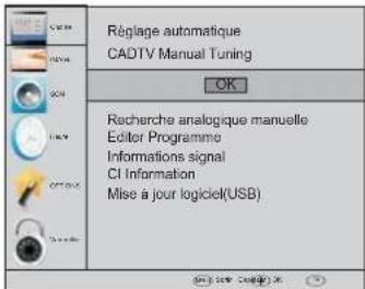HAIER LE39M600SF - 2) Recherche manuelle DTV (DVB-C) - 1