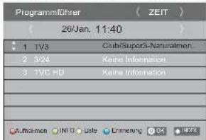HAIER LE39M600SF - 7.EPG-Menü (Elektronische Programmzeitschrift) - 1