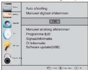 HAIER LE39M600SF - 2.1) DTV handmatig afstemmen (DVB-T) - 1