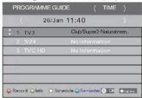 HAIER LE39M600SF - 7.EPG Menu(Electronic Program Guide). - 1