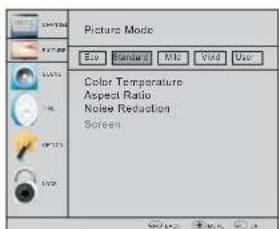 HAIER LE39M600SF - PICTURE MENU - 1