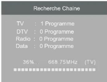 HAIER LE39M600SF - 1.2) Recherche automatique (DVB-C) - 4