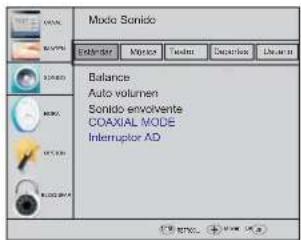 HAIER LE39M600SF - MENÚ DE SONIDO - 1
