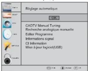HAIER LE39M600SF - 1.2) Recherche automatique (DVB-C) - 1