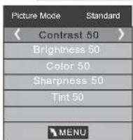 HAIER LE39M600SF - PICTURE MENU - 2