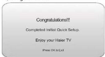 HAIER LE39M600SF - HOME or Shop modes - 8