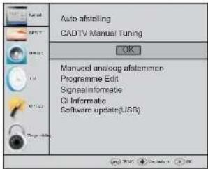 HAIER LE39M600SF - 2.2) DTV handmatig afstemmen (DVB-C) - 1